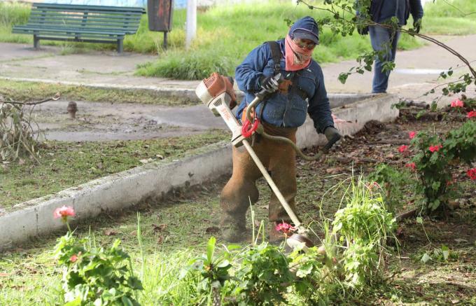 Más de 14 millones de metros cuadrados de áreas verdes recibieron mantenimiento en Puebla capital