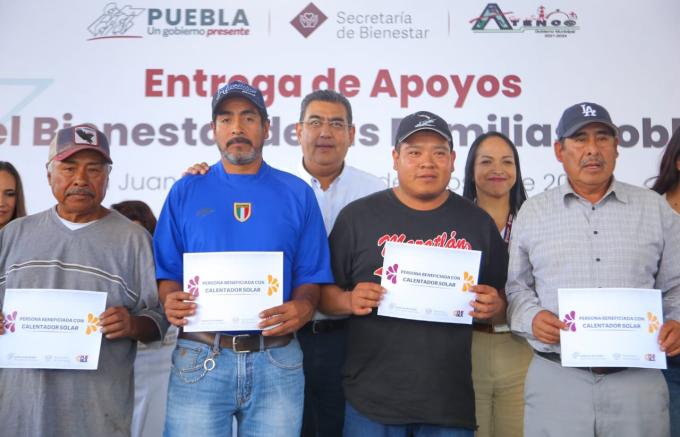 En Puebla, el dinero del pueblo se aplica en el pueblo: Sergio Salomón Céspedes
