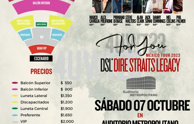 Dire Straits Legacy se presentará en Puebla.