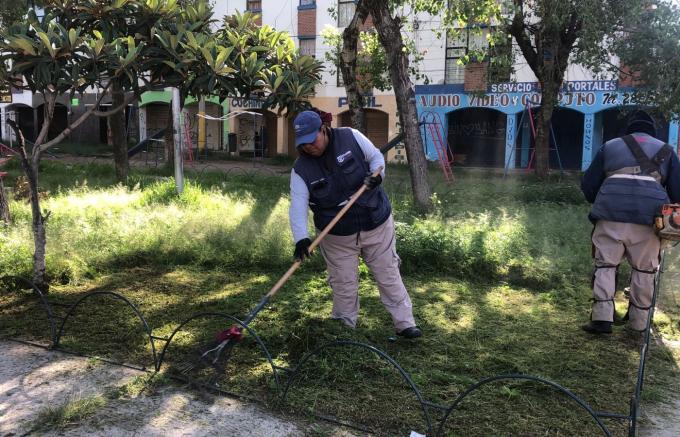 Ayuntamiento de Puebla da mantenimiento a unidades habitacionales