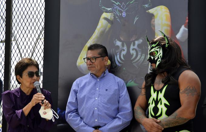 Inauguran la exposición fotográfica “Lucha libre, adrenalina, cultura y emoción”