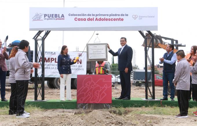 El Gobierno del Estado inicia la construcción de la Casa del Adolescente.