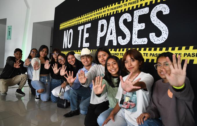 Presenta la Rectora María Lilia Cedillo Ramírez la campaña institucional “No te pases”