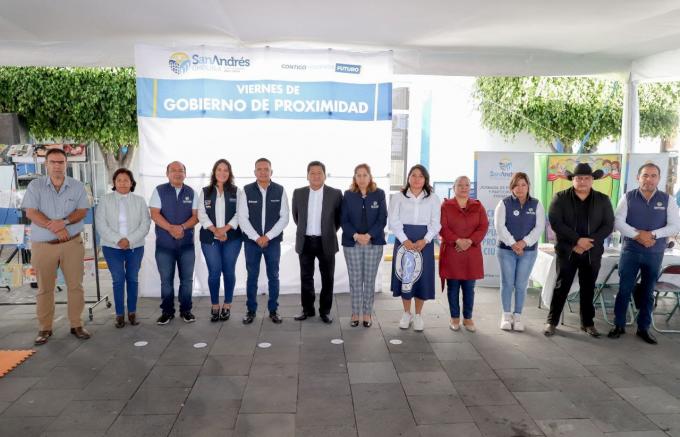 El Ayuntamiento de San Andrés Cholula realiza la jornada no. 30 del programa viernes de gobierno de proximidad