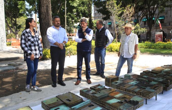 El Ayuntamiento de Puebla reubica la maqueta monumental del Centro Histórico