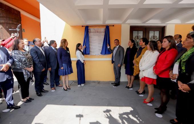 Encabeza Edmundo Tlatehui Ceremonia Cívica y devela Bando Solemne de Fiestas Patrias