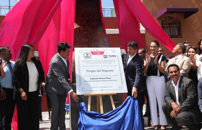 Puebla capital estrena "Parque del Migrante" y disfruta la remodelación de Analco