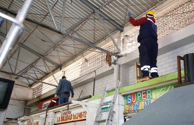 Se mantienen el Buen Rumbo de mercados municipales con rehabilitación permanente