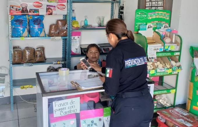 Fortalece prevención del delito de San Andrés Cholula programa "Mi Negocio Seguro"