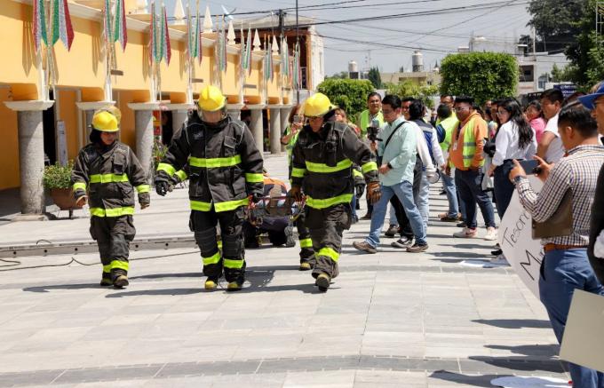 Se suma gobierno de San Andrés Cholula al Simulacro Nacional 2023