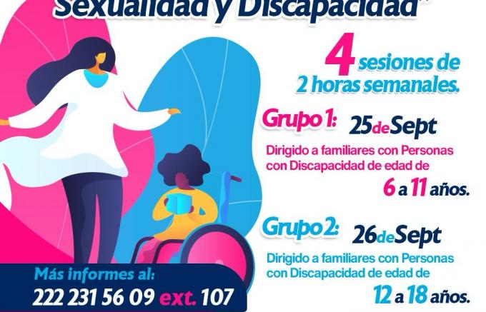 SMDIF Puebla ofrece capacitaciones gratuitas para cuidadores de personas con discapacidad