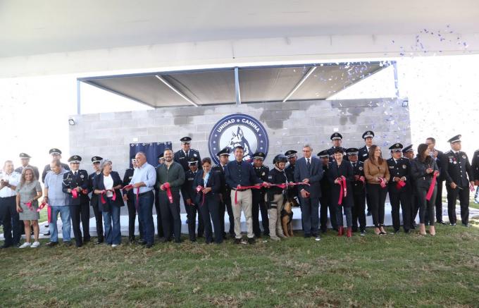 En Puebla Capital la Unidad Canina K9 estrena instalaciones