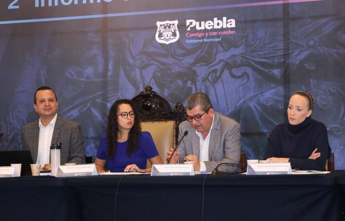 Titulares del Gobierno Municipal de Puebla comparecen ante cabildo