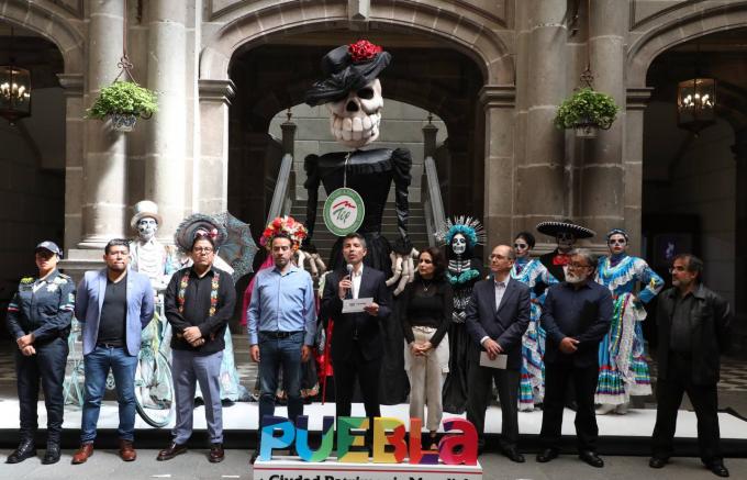 Ayuntamiento de Puebla anuncia actividades por la Temporada de Muertos 2023