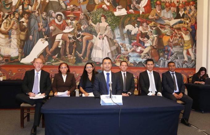Antonio Iriarte González presenta las actividades realizadas en Puebla Capital