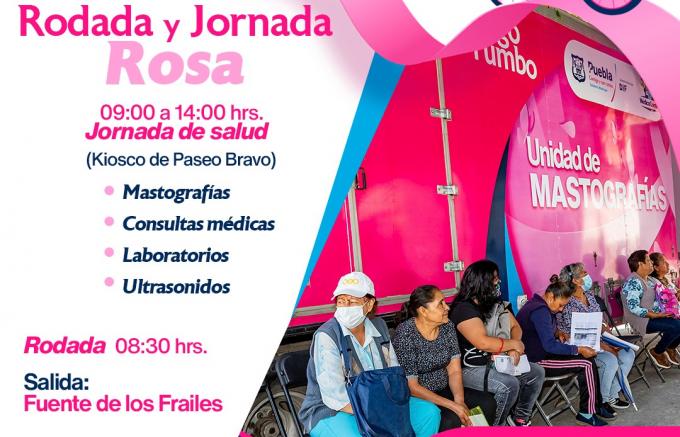 SMDIF Puebla invita este domingo a vivir un día rosa