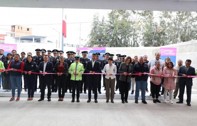 Policía del municipio de Puebla se fortalece con instalaciones nuevas de la Comisaría Norte
