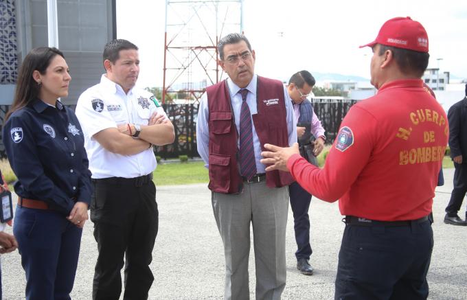 Expresa Sergio Salomón Céspedes solidaridad a Acapulco; Implementan operativo de apoyo