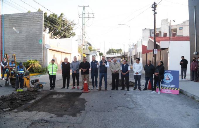 Gobierno municipal de Puebla arranca sexta etapa del Programa de Bacheo