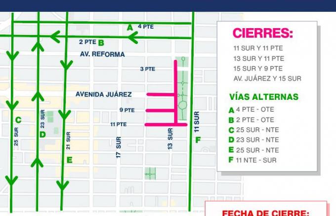 Gobierno Municipal informa vías alternas al concierto de los Ángeles Azules