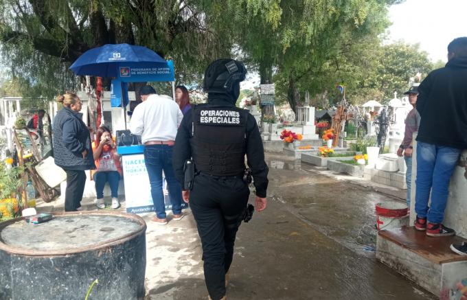 En Puebla capital se celebraron las festividades por el “Día de Muertos” en orden