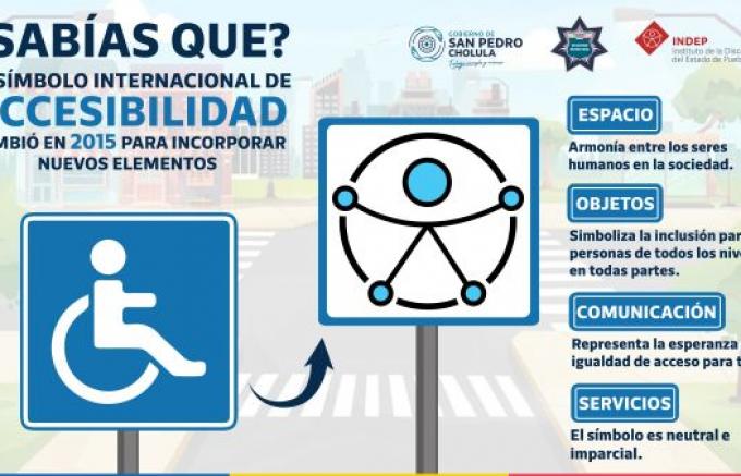 San Pedro Cholula es el primer municipio de Puebla en adoptar el símbolo de Accesibilidad Universal