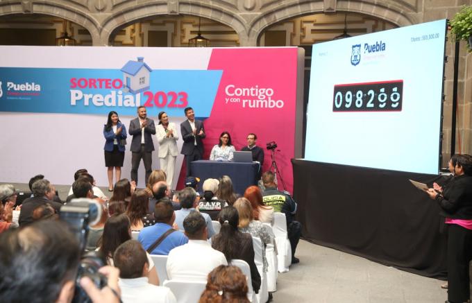 Ayuntamiento de Puebla premia la participación ciudadana con el Sorteo Predial 2023