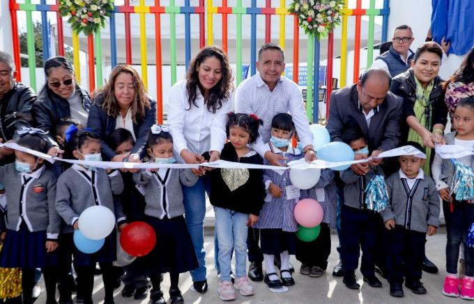 Inaugura Edmundo Tlatehui CAIC de San Luis Tehuiloyocan