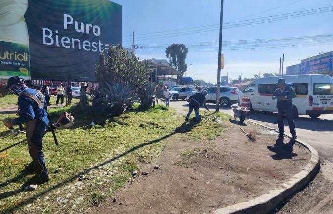Ayuntamiento de Puebla fomenta mejoramiento de imagen urbana en la Central de Abasto