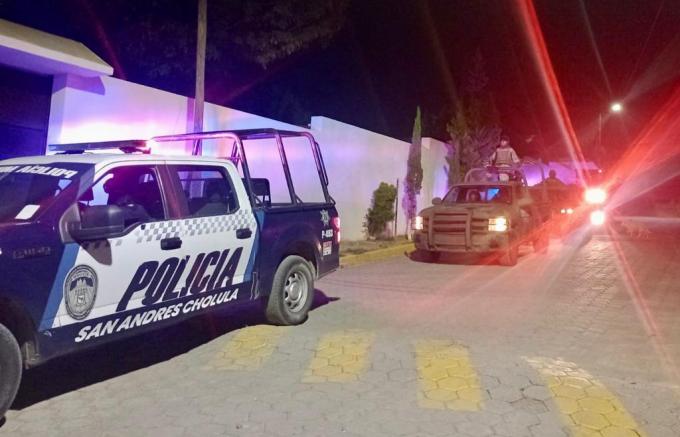 Refuerzan SEDENA y Policía de San Andrés Cholula seguridad ante temporada decembrina