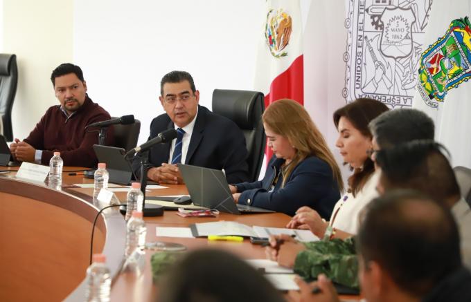 Anuncia Sergio Salomón Céspedes Plan de Coordinación "Fuerza por Puebla"; SEMAR se sumará al combate a la delincuencia