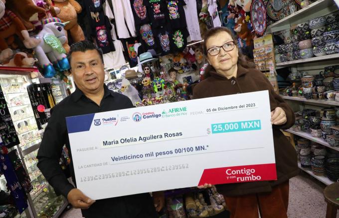 7 mil "Créditos Contigo" hacen de Puebla el municipio que más apoya a los micronegocios en el país