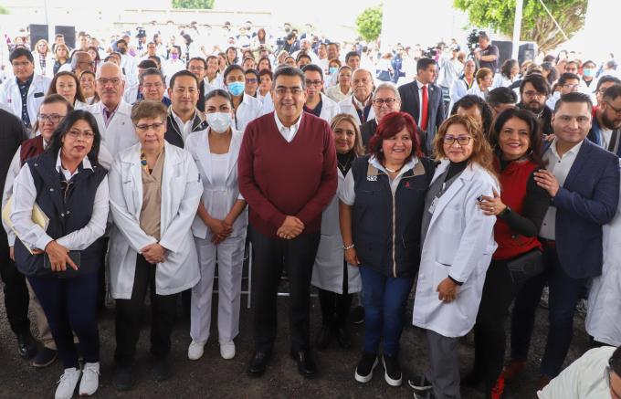 En Puebla, garantizado el derecho a la salud: Sergio Salomón Céspedes