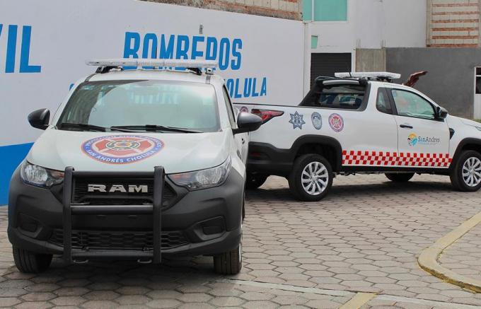 Continúa el fortalecimiento de equipamiento vehicular para Protección Civil de San Andrés Cholula