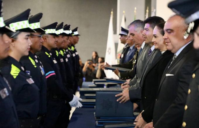 Con 61 nuevos policías, suman casi 600 los incorporados a SSC en Puebla Capital