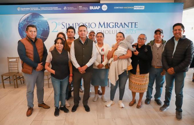 Realiza Ayuntamiento de San Andrés Cholula Segundo Simposio Migrante