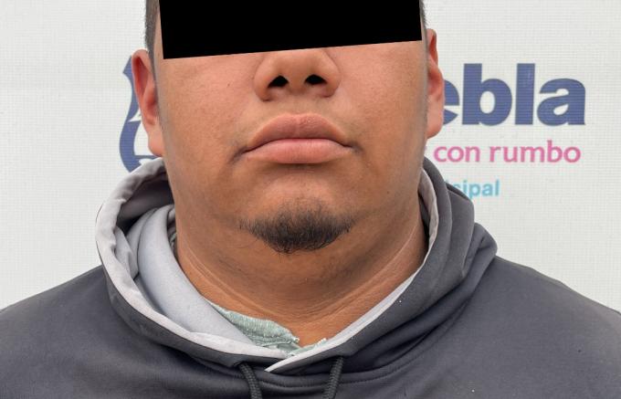 “El Diablito”, multiasaltante de tiendas Oxxo, es detenido por la Policía Municipal de Puebla