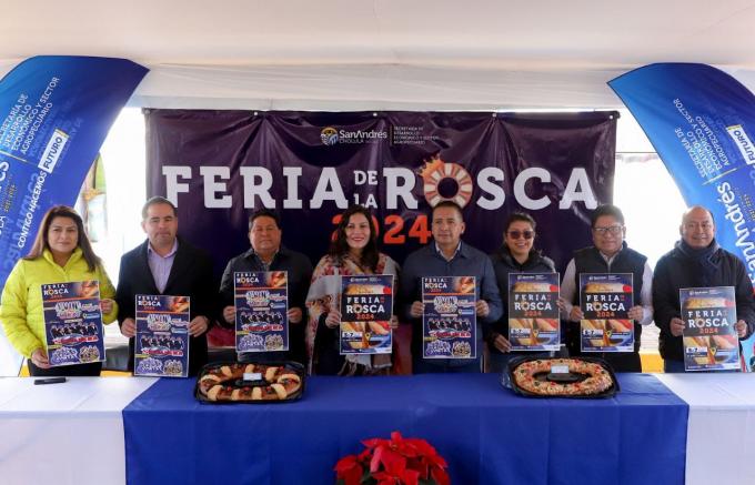 Presenta Edmundo Tlatehui la Feria de la Rosca 2024, a realizarse en San Rafael Comac