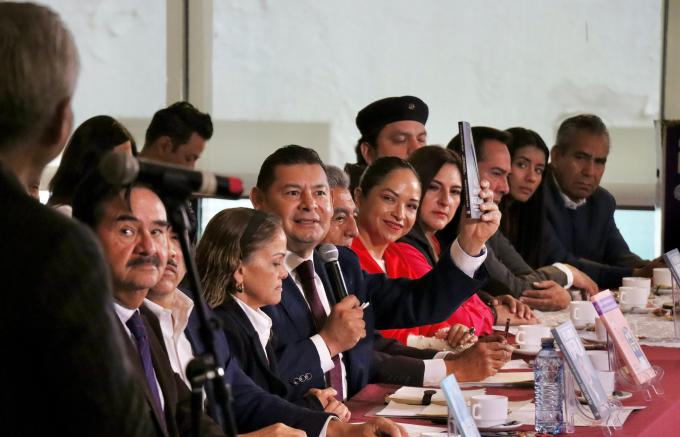 Alejandro Armenta continúa con la conformación de los Comités de la Defensa de la 4T