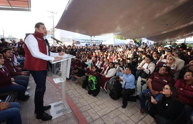 Alejandro Armenta inició precampaña a la gubernatura de Puebla