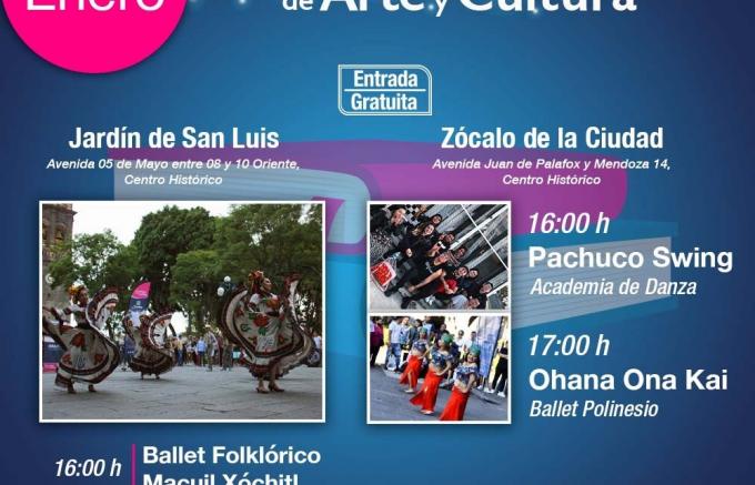 Puebla Capital ofrece agenda cultural y artística para el fin de semana
