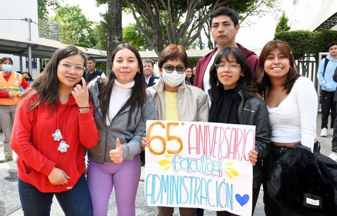 Festeja la Rectora Lilia Cedillo el 65 aniversario de la Facultad de Administración de la BUAP