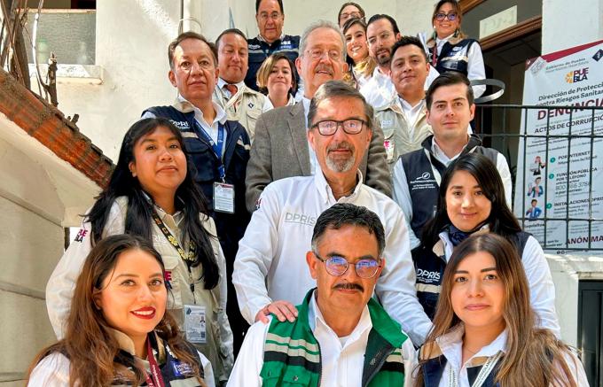 Consolida gobierno de Puebla acciones para prevenir riesgos sanitarios