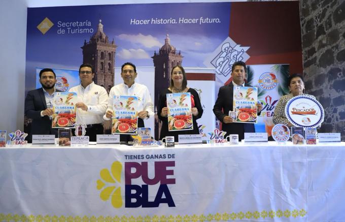 Invita Gobierno Estatal a "Feria Gastronómica y Ruta del Marisco" de Tepeaca