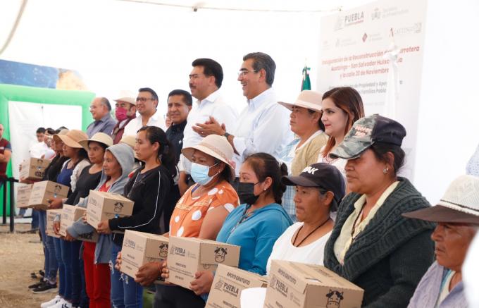 Consolida el Gobierno de Puebla el desarrollo en el municipio de Acatzingo