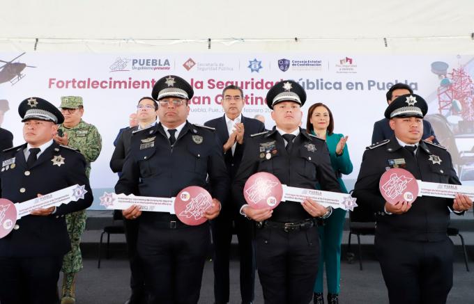 Consolida gobierno de Sergio Salomón a Puebla como un estado seguro