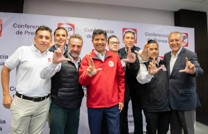 RSP se suma a la coalición "Mejor Rumbo para Puebla" que encabeza Eduardo Rivera