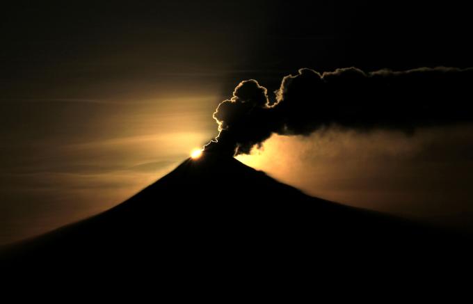 De acuerdo al CENAPRED, el volcán Popocatépetl registró 43 exhalaciones en las últimas 24 horas