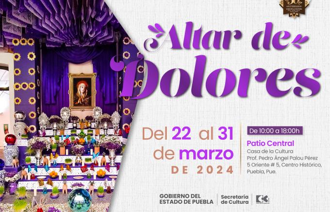 Anuncian instalación de  “Altar de Dolores” en la Casa de la Cultura