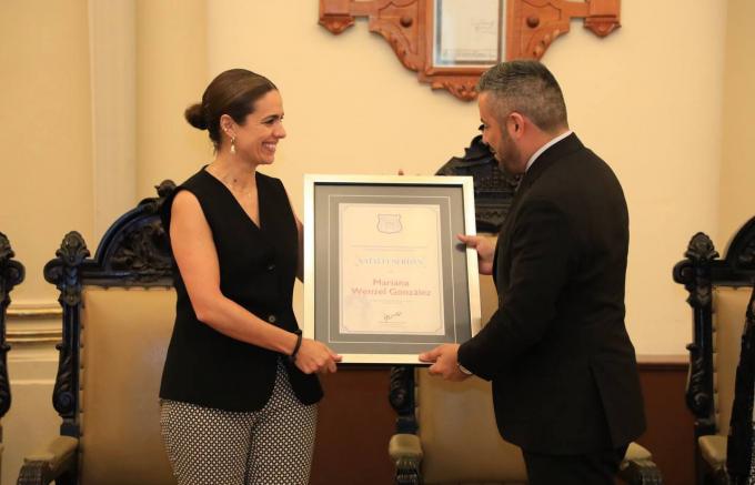 Recibe el Premio Municipal de la Mujer “Natalia Serdán” en su edición 2024, Mariana Wenzel González